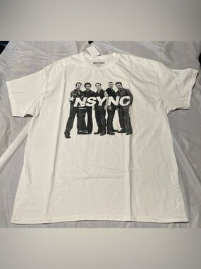 NSYNC White Short Sleeve Graphic Tee